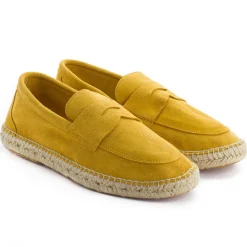 Abarca Shoes Alpargatas De Verano^Mocasín Piel Limon