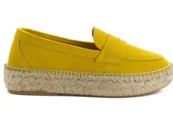 Abarca Shoes Alpargatas De Verano^Mocasín Piel Limon 663