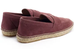 Abarca Shoes Alpargatas De Verano^Mocasín Piel Morado