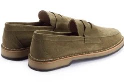 Abarca Shoes Mocasínes^Mocasín Piel Serraje Verde
