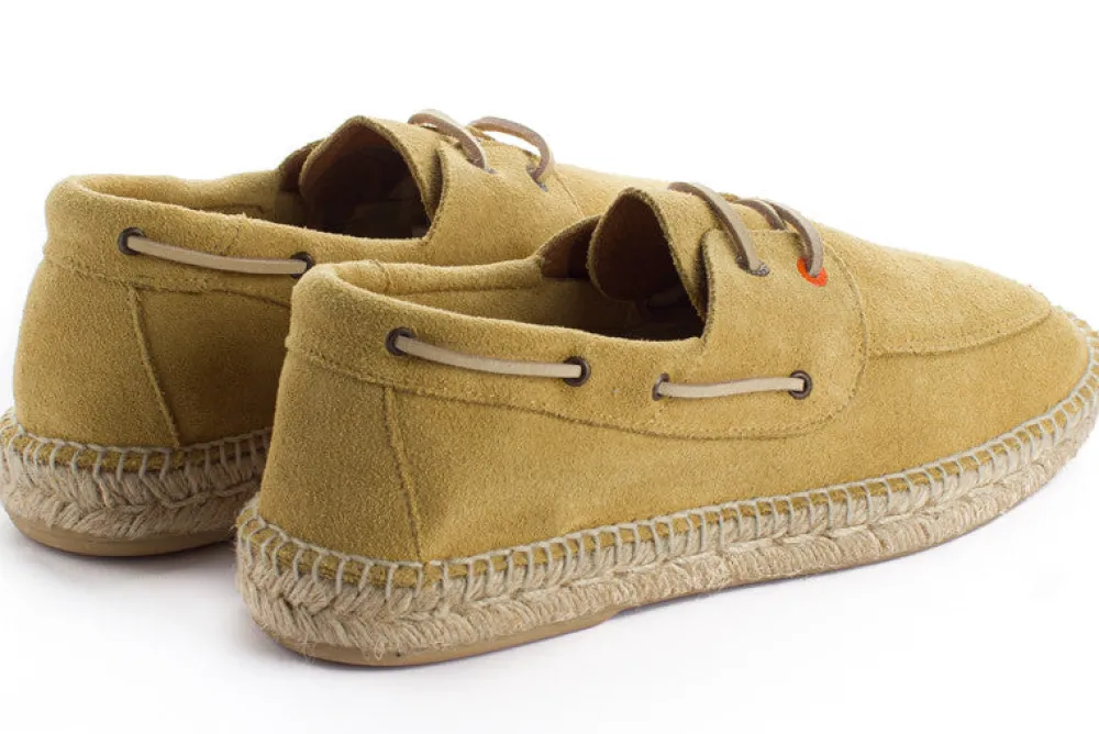 Abarca Shoes Alpargatas Náuticas^Nautico Piel Beige 17