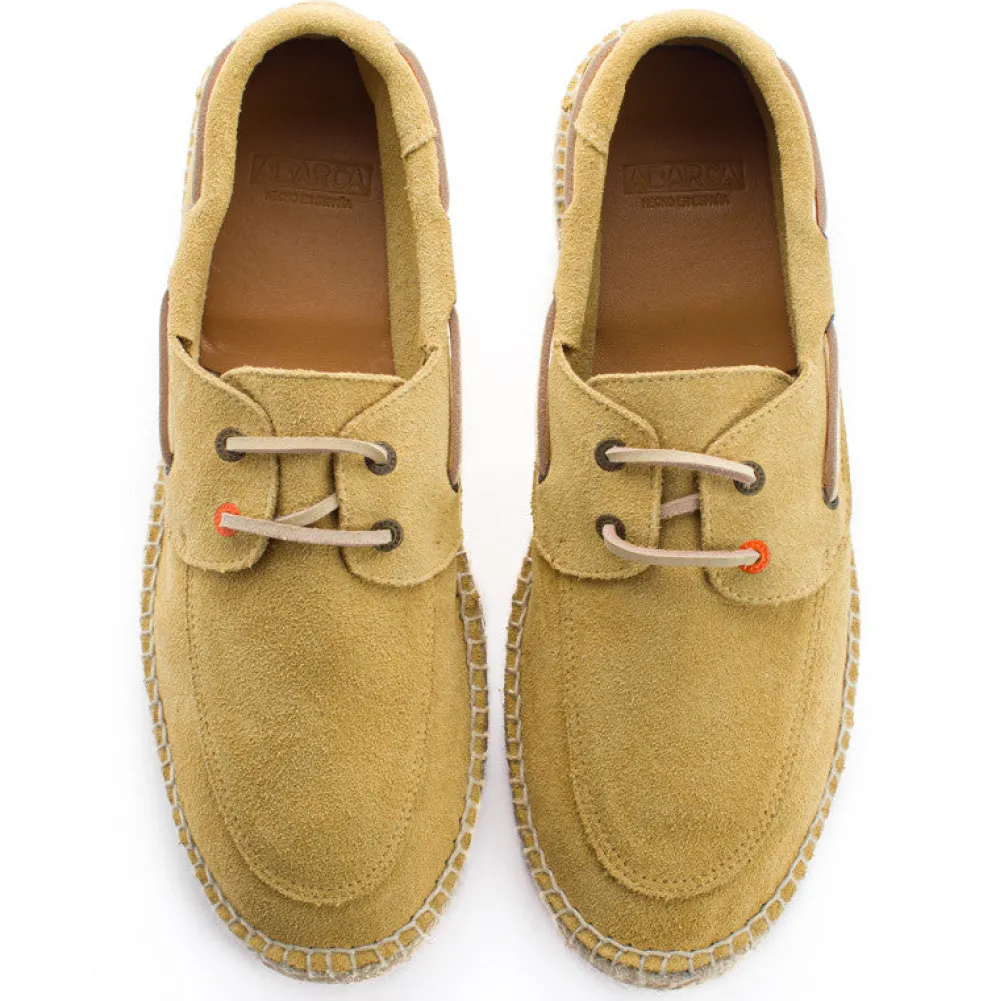 Abarca Shoes Alpargatas Náuticas^Nautico Piel Beige 17