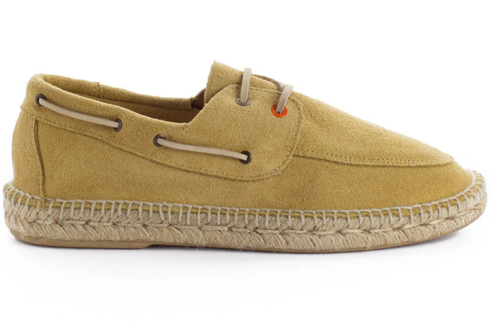 Abarca Shoes Alpargatas De Verano^Nautico Piel Beige 17