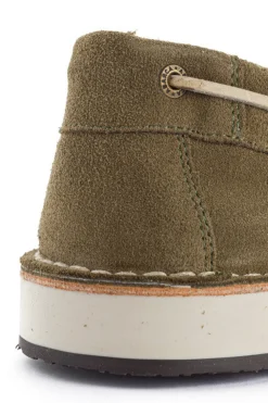 Abarca Shoes Zapatos De Piel^Nautico Piel Serraje Verde