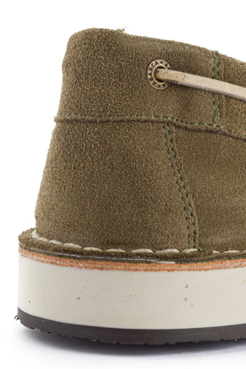Abarca Shoes Nauticos^Nautico Piel Serraje Verde