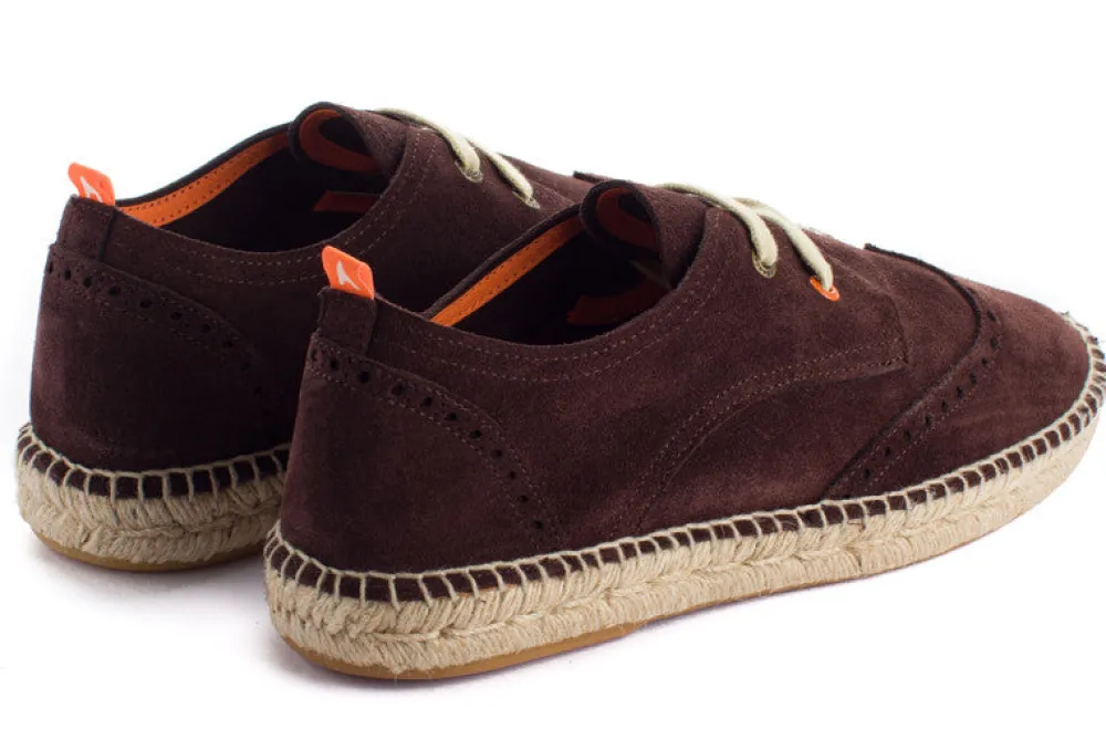 Abarca Shoes Alpargatas Oxford^Oxford Piel Chocolate 438