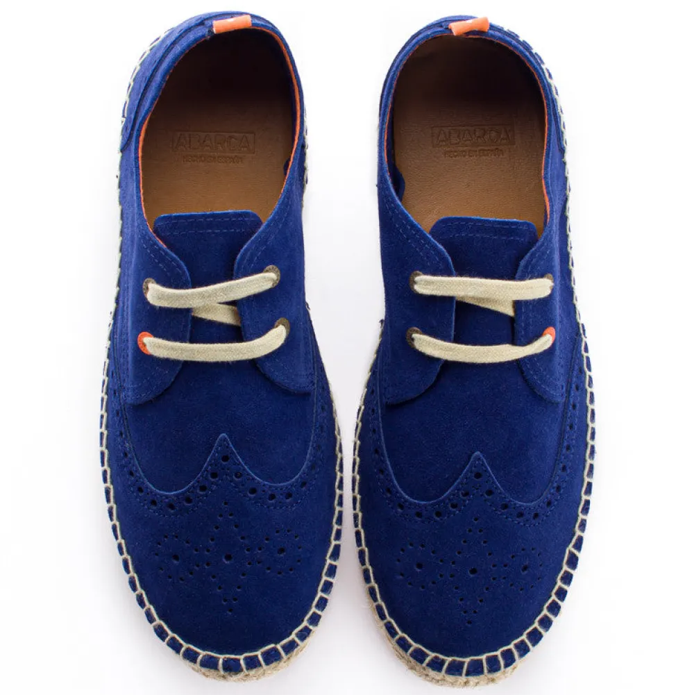 Abarca Shoes Alpargatas De Verano^Oxford Piel Marino 17