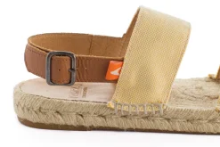 Abarca Shoes Sandalias Yute^Pascale Domine Amarillo Sandalias De Yute