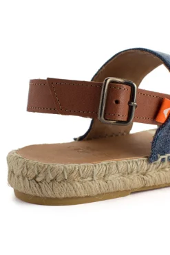Abarca Shoes Sandalias Yute^Pascale Domine Marino Sandalias De Yute