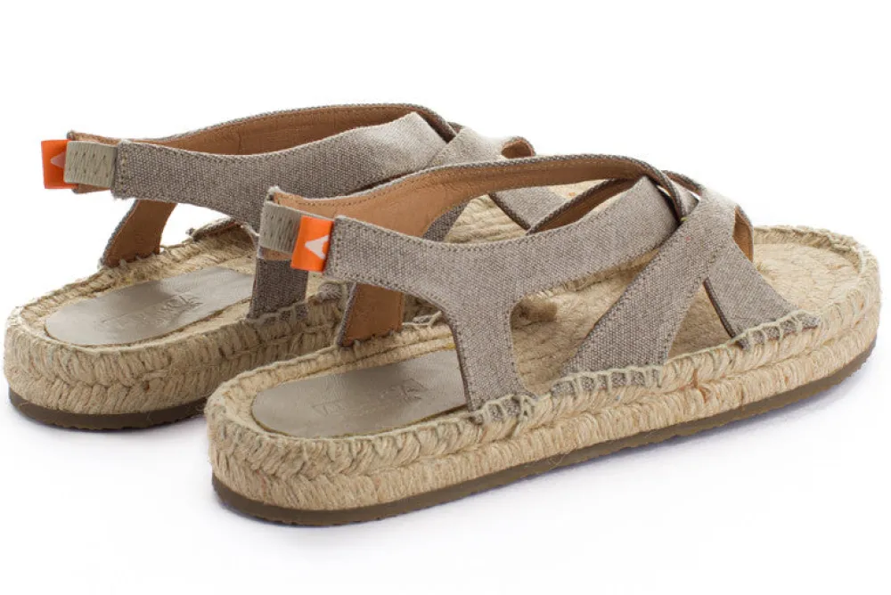Abarca Shoes Sandalias Yute^Sandalia Terra Formentera Panna