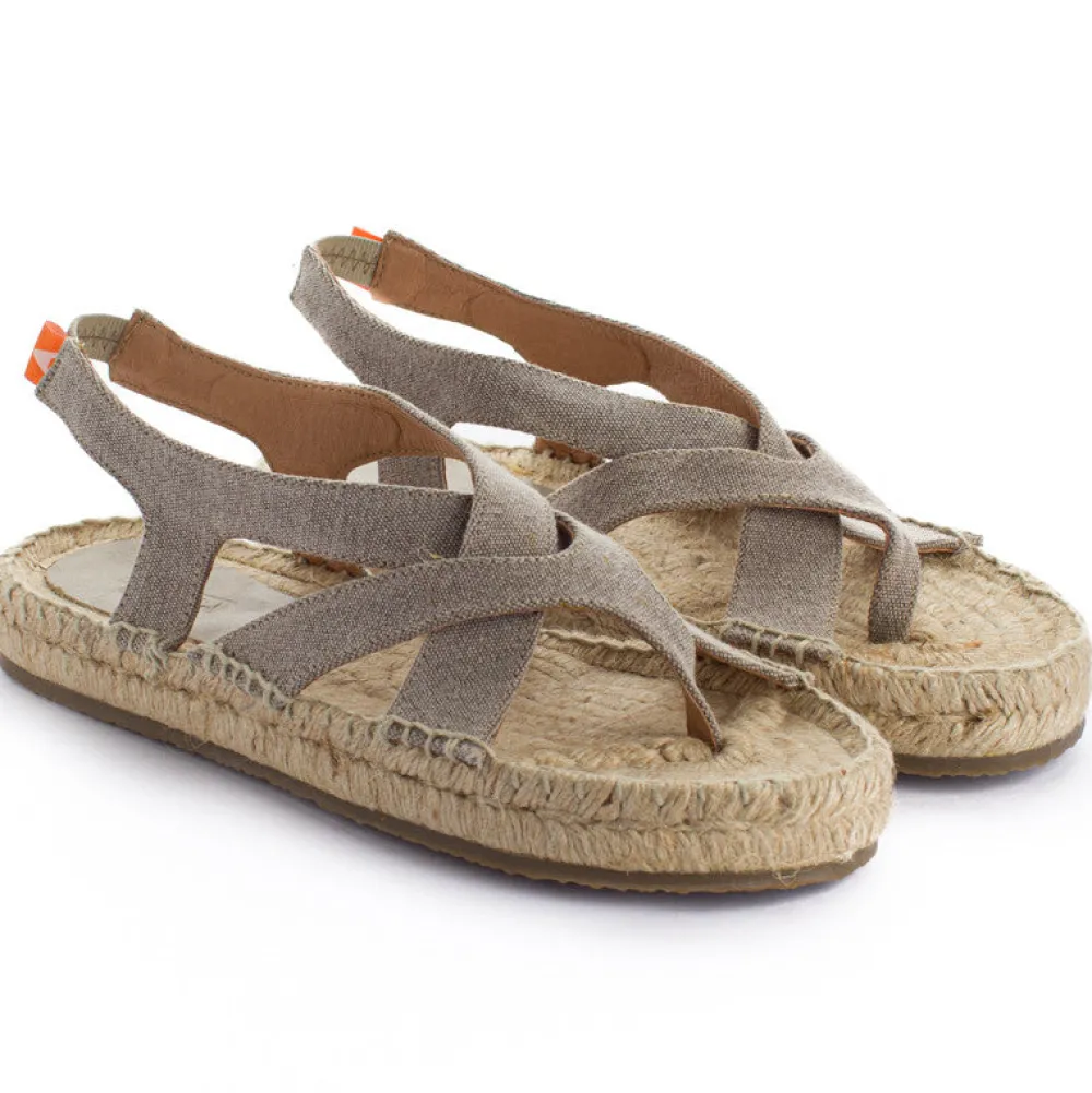 Abarca Shoes Alpargatas De Verano^Sandalia Terra Formentera Panna