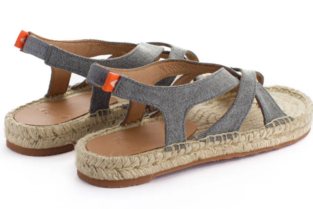 Abarca Shoes Alpargatas De Verano^Sandalia Terra Formentera Gris