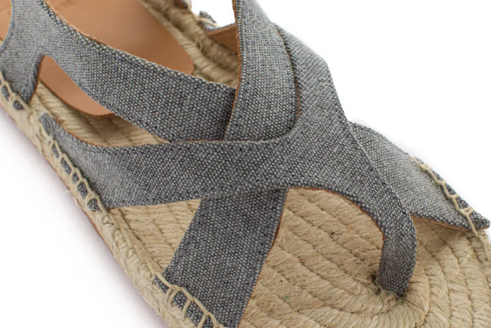 Abarca Shoes Alpargatas De Verano^Sandalia Terra Formentera Gris