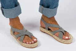 Abarca Shoes Alpargatas De Verano^Sandalia Terra Formentera Gris