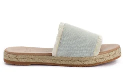 Abarca Shoes Alpargatas De Verano^Sandalias De Yute Santorini Unisex Color Celeste