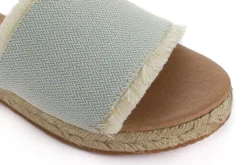 Abarca Shoes Sandalias Yute^Sandalias De Yute Santorini Unisex Color Celeste