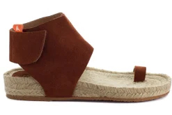 Abarca Shoes Alpargatas De Verano^Sandalias Piel Ibiza Marron